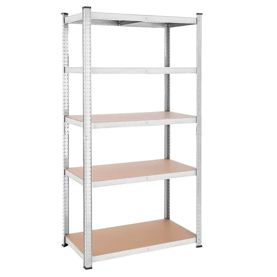 Stellingkasten-Parya Bobbel Home - Kelderkast - 200 x 100 x 50 cm - Zilverkleurig