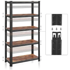 Stellingkasten-Bobbel Home - Stellingkast - Industriële Opbergrek - Verstelbare planken -