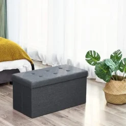 Parya Home Bobbel Home opvouwbare zitbank lichtgrijs