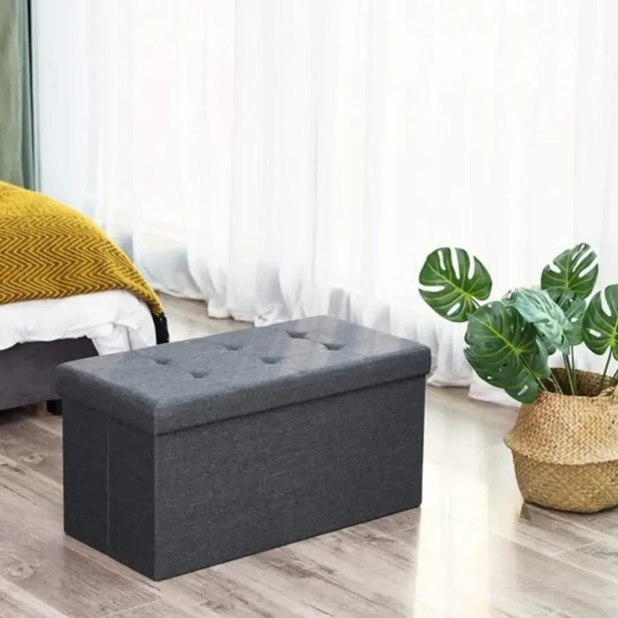 Parya Home Bobbel Home opvouwbare zitbank lichtgrijs