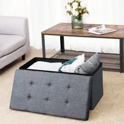 Parya Home Bobbel Home opvouwbare zitbank lichtgrijs