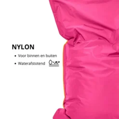 Bobbel Home Ruime zitzak Kussen Nylon 100x150