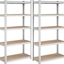 Bobbel Home Stellingkasten Set van 2 Zilver