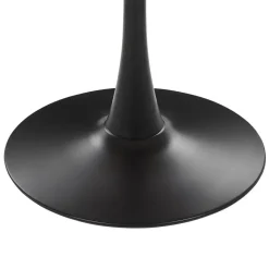 Ronde Eettafels-Beliani BOCA - Ronde eettafel - Donkere houtkleur - 90 cm - MDF