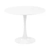 Beliani BOCA - Ronde eettafel - Wit - 90 cm - MDF