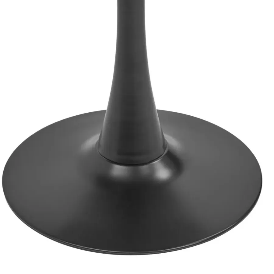 Beliani BOCA - Ronde eettafel - Zwart/Goud - 90 cm - MDF