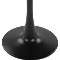 Ronde Eettafels-Beliani BOCA - Ronde eettafel - Zwart - 90 cm - MDF