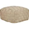 Poefen-Leen Bakker BODLA - Buitenpoef - Beige - 50 x 50 cm - Synthetisch materiaal