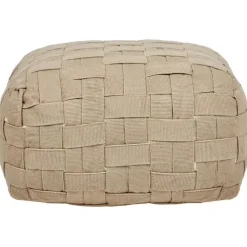 Poefen-Leen Bakker BODLA - Buitenpoef - Beige - 50 x 50 cm - Synthetisch materiaal