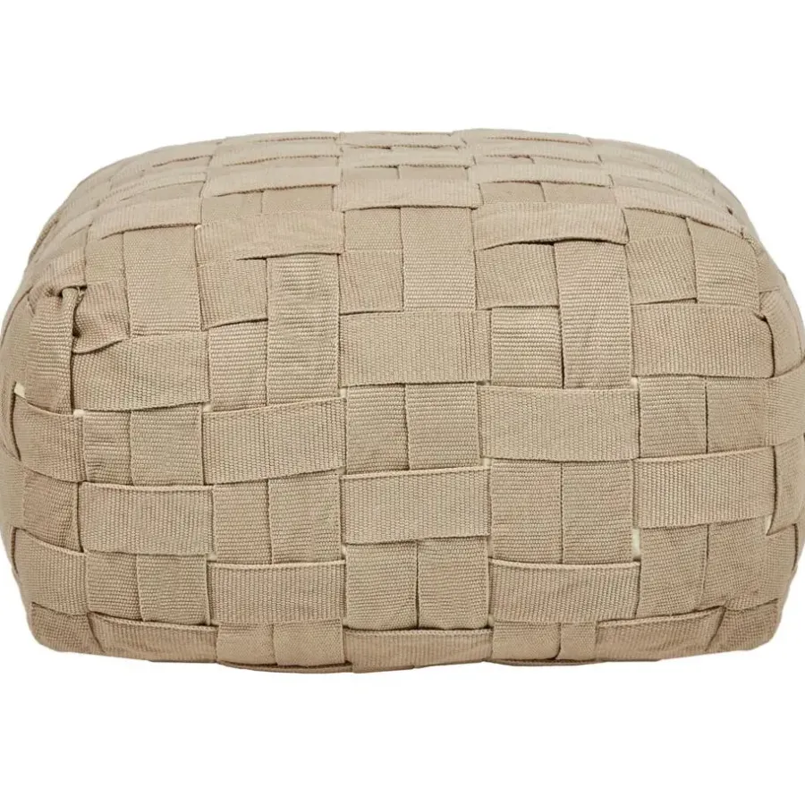 Poefen-Leen Bakker BODLA - Buitenpoef - Beige - 50 x 50 cm - Synthetisch materiaal