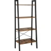 Boekenkasten|Boekenkasten-Merkloos Boekenkast - industriële look - 56x137x34 cm - vintage bruin