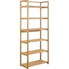 Boekenkasten|Boekenkasten-Giga Living Boekenkast Naturel - 80x40x199,2cm - Mista