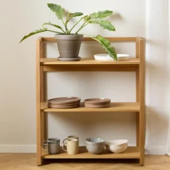 Giga Living Boekenkast Naturel - 80x40x93,3cm - Mista