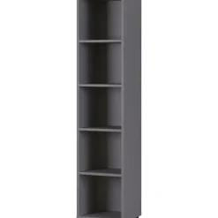 Boekenkasten|Boekenkasten-Germania Boekenkast Osmond 45cm - grafiet