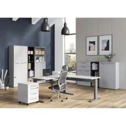 Boekenkasten|Boekenkasten-Germania Boekenkast Osmond 45cm - grafiet