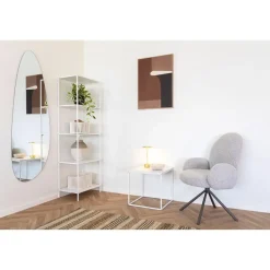 House Nordic Boekenkast Wit Metaal - 4 planken - 51x36x170cm - Vita