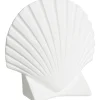 Beelden-Leen Bakker Boekensteun Schelp - off-white - 16x16x5 cm