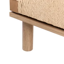 Dressoirs-Leen Bakker BONDI - Dressoir - Lichtbruin - 80 cm - Spaanplaat/Papiertouw