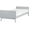 Beliani BONNAC - Eenpersoonsbed - Grijs - 90 x 200 cm - Dennenhout