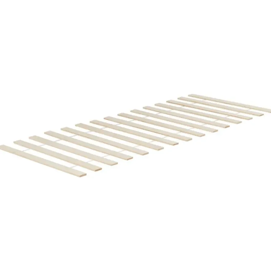Beliani BONNAC - Eenpersoonsbed - Grijs - 90 x 200 cm - Dennenhout