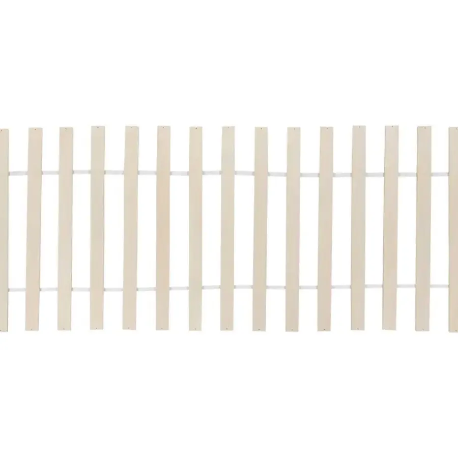 Beliani BONNAC - Eenpersoonsbed - Grijs - 90 x 200 cm - Dennenhout