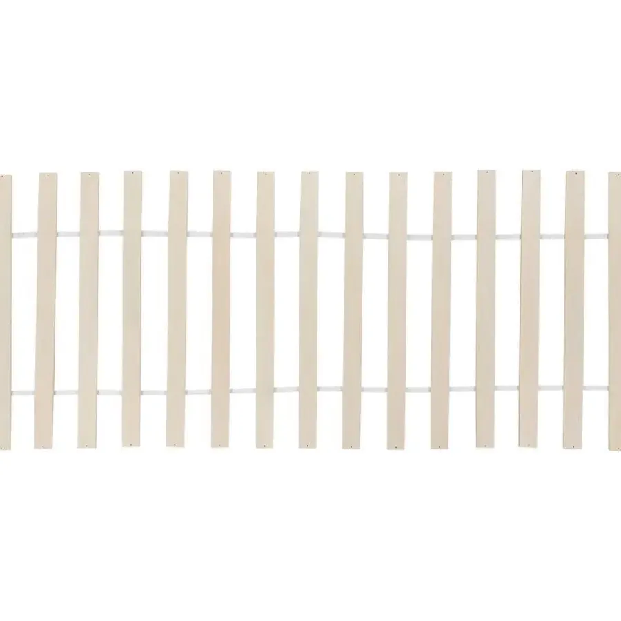 Beliani BONNAC - Eenpersoonsbed - Lichtroze - 90 x 200 cm - Dennenhout