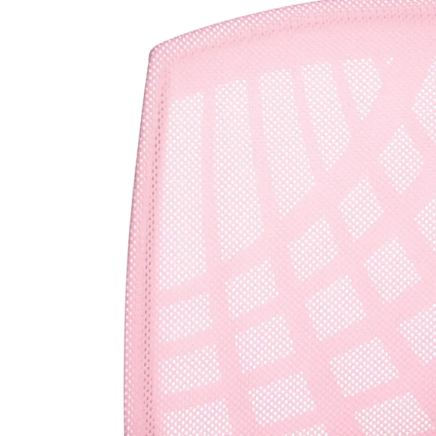Bureaustoelen|Bureaustoelen-Leen Bakker BONNY - Bureaustoel - Roze - Polyester