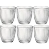 Waterglazen-Bormioli Rocco Drinkglazen - 6x stuks - transparant - 290 ml