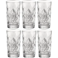 Waterglazen-Bormioli Rocco Drinkglazen - 6x stuks - transparant - 490 ml