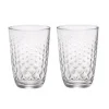 Waterglazen-Bormioli Rocco Drinkglazen Glit - 6x stuks - glas - 390 ml