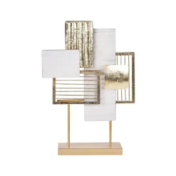 Beliani BORON - Decofiguur - Goud/Wit - Metaal
