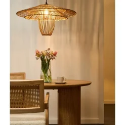 Leen Bakker BOTIJAS - Hanglamp - Naturel - Rotan
