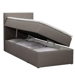 Leen Bakker Boxcombinatie met opbergruimte Orebro 4-delig - taupe - 90x200 cm