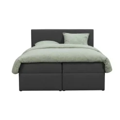 Leen Bakker Boxcombinatie met opbergruimte Orebro 6-delig - antraciet - 160x200 cm