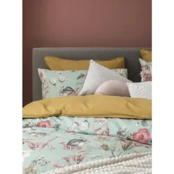 2-Persoons Boxsprings-Leen Bakker Boxcombinatie met opbergruimte Orebro 6-delig - taupe - 140x200 cm