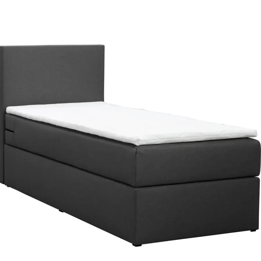 Leen Bakker Boxcombinatie Orebro 4-delig - antraciet - 90x200 cm