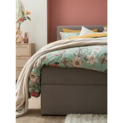 2-Persoons Boxsprings-Leen Bakker Boxcombinatie Orebro 6-delig - taupe - 160x200 cm