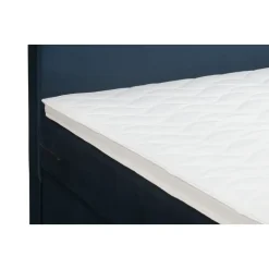 2-Persoons Boxsprings-Leen Bakker Boxspring Liv egaal - blauw - 160x200 cm - vierkante poot