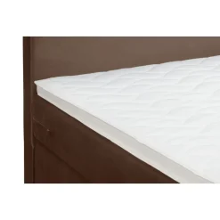2-Persoons Boxsprings-Leen Bakker Boxspring Liv egaal - bruin - 180x200 cm - vierkante poot