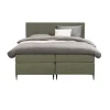 2-Persoons Boxsprings-Leen Bakker Boxspring Liv egaal - groen - 180x200 cm - slanke poot