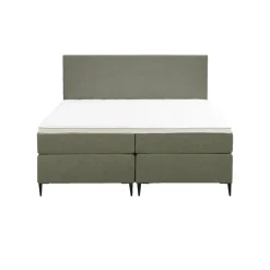 2-Persoons Boxsprings-Leen Bakker Boxspring Liv egaal - groen - 180x200 cm - slanke poot