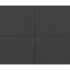 Leen Bakker Boxspring Liv geblokt - grijs - 160x200 cm - slanke poot