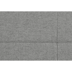 Leen Bakker Boxspring Liv geblokt - lichtgrijs - 140x200 cm - slanke poot