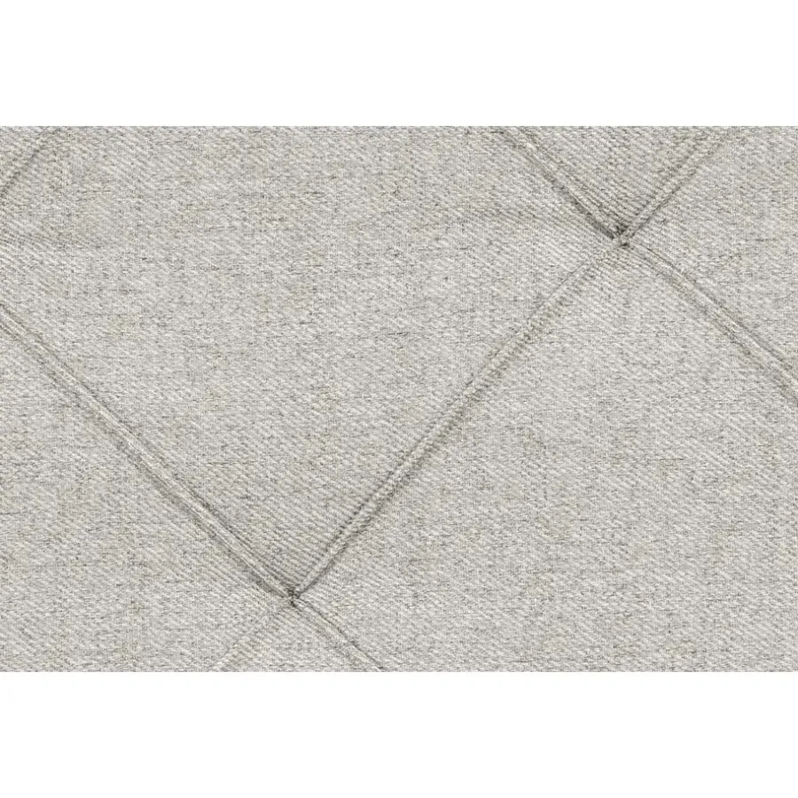 1-Persoons Boxsprings-Leen Bakker Boxspring Liv geruit - ecru - 120x200 cm - slanke poot