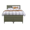Leen Bakker Boxspring Liv geruit - groen - 120x200 cm - slanke poot