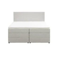 2-Persoons Boxsprings-Leen Bakker Boxspring met opbergruimte Liv egaal - ecru - 160x200 cm
