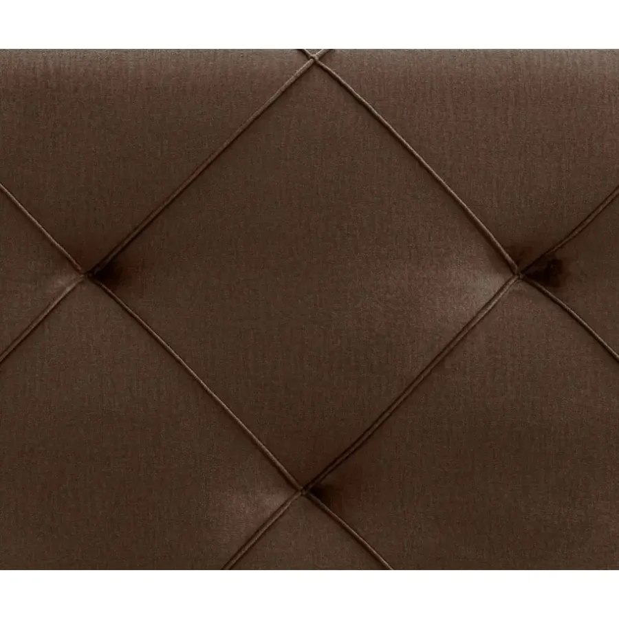 2-Persoons Boxsprings-Leen Bakker Boxspring met opbergruimte Liv geruit - bruin - 180x200 cm