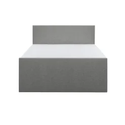 Leen Bakker Boxspring met voetbord Liv egaal - lichtgrijs - 180x200 cm - ronde poot