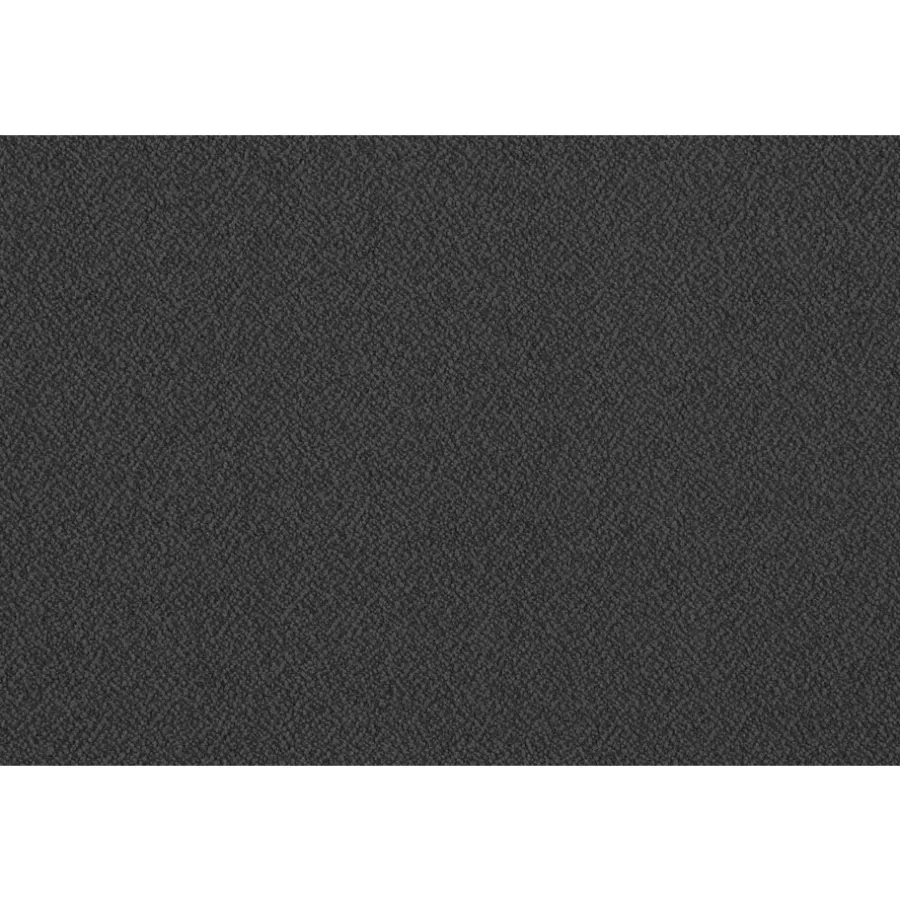 Leen Bakker Boxspring met voetbord Liv egaal - antraciet - 120x200 cm - ronde poot