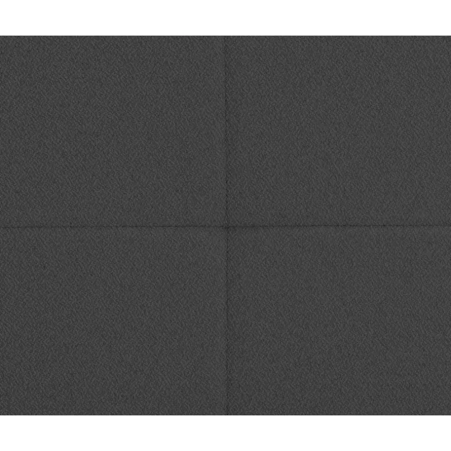 2-Persoons Boxsprings-Leen Bakker Boxspring met voetbord Liv geblokt - antraciet - 160x200 cm - vierkante poot